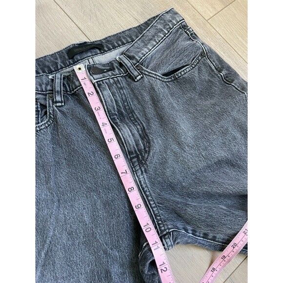 Uniqlo Women Jeans Black Size 28 Straight High Rise Denim Cotton Blend - Picture 4 of 8